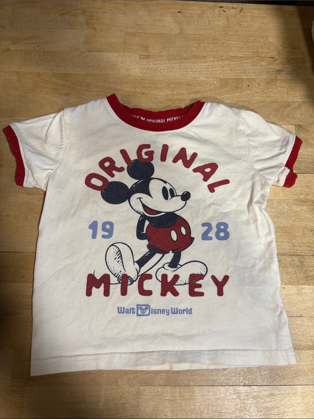 Disney White and Red Original Mickey Graphic Tee